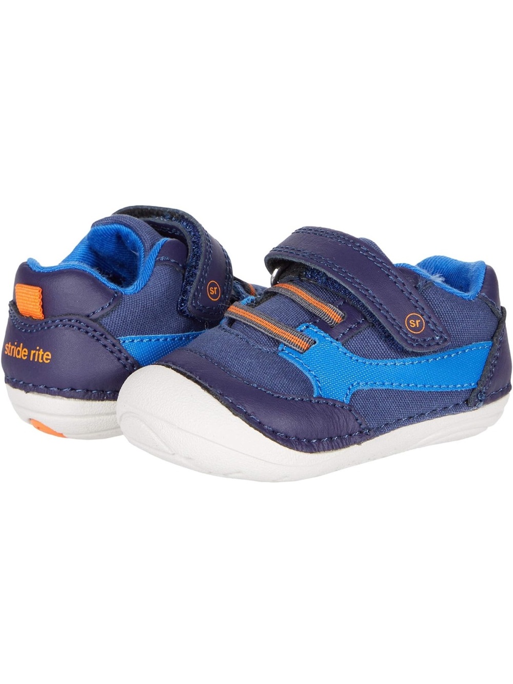 Stride Rite SM Kylin shoes walker baby toddler size 5.5 blue orange